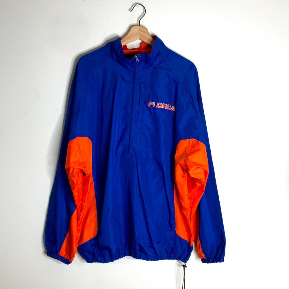Genuine‎ Stuff Men's Florida Gators Windbreaker Jacket Blue Orange Size Large